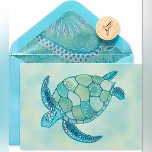 🆕Papyrus Sea Turtle Greeting Card